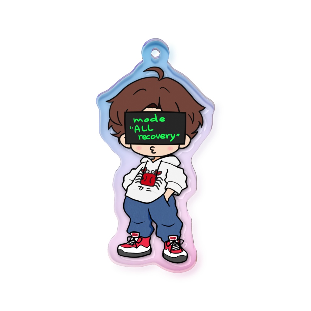 アクキー ねっぴ ver.モニタ(オーロラ)