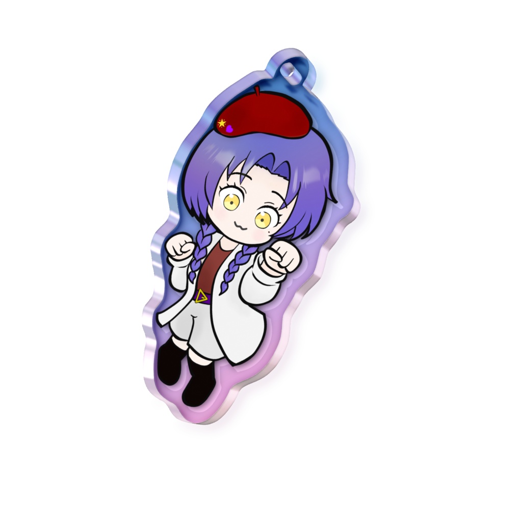 アクキー 星垣マイ ver.にゃーん（オーロラ）