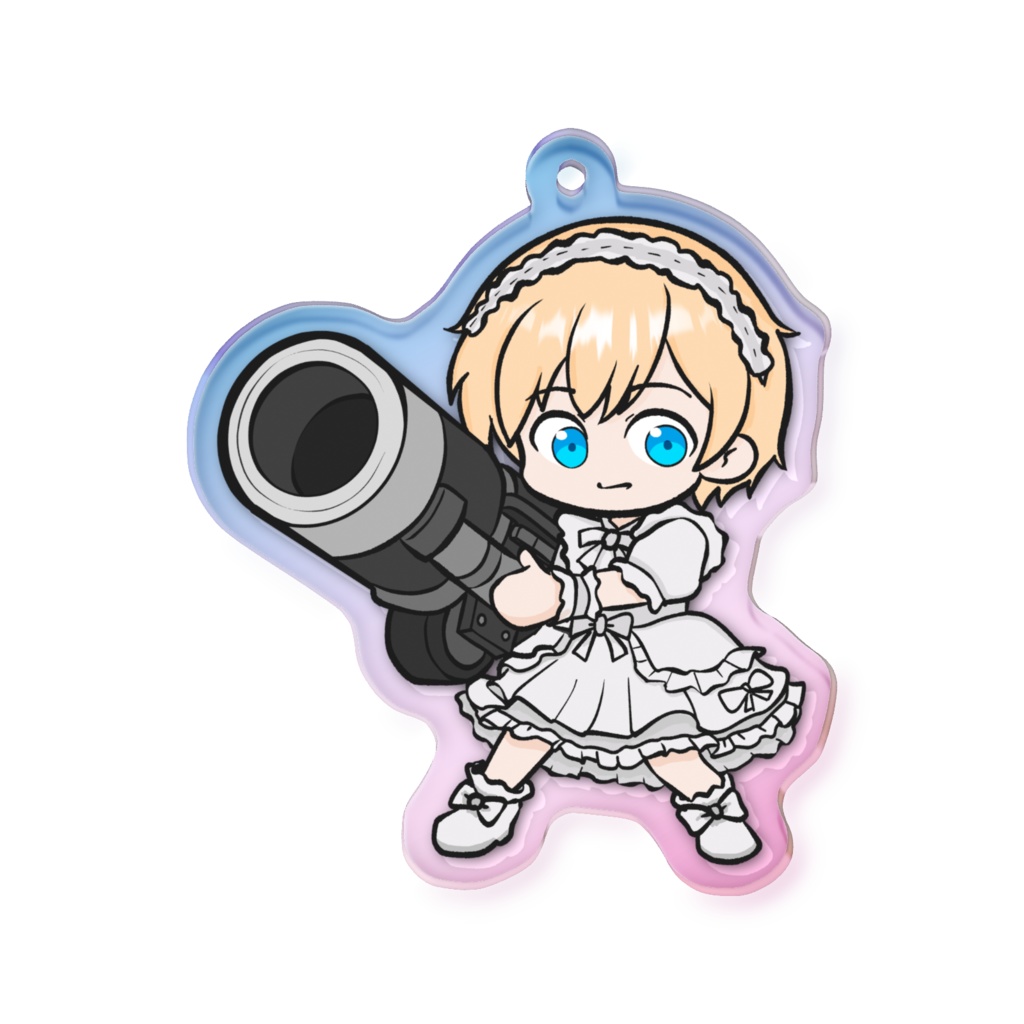 アクキー ジュン ver.重火器ん男の娘(オーロラ)