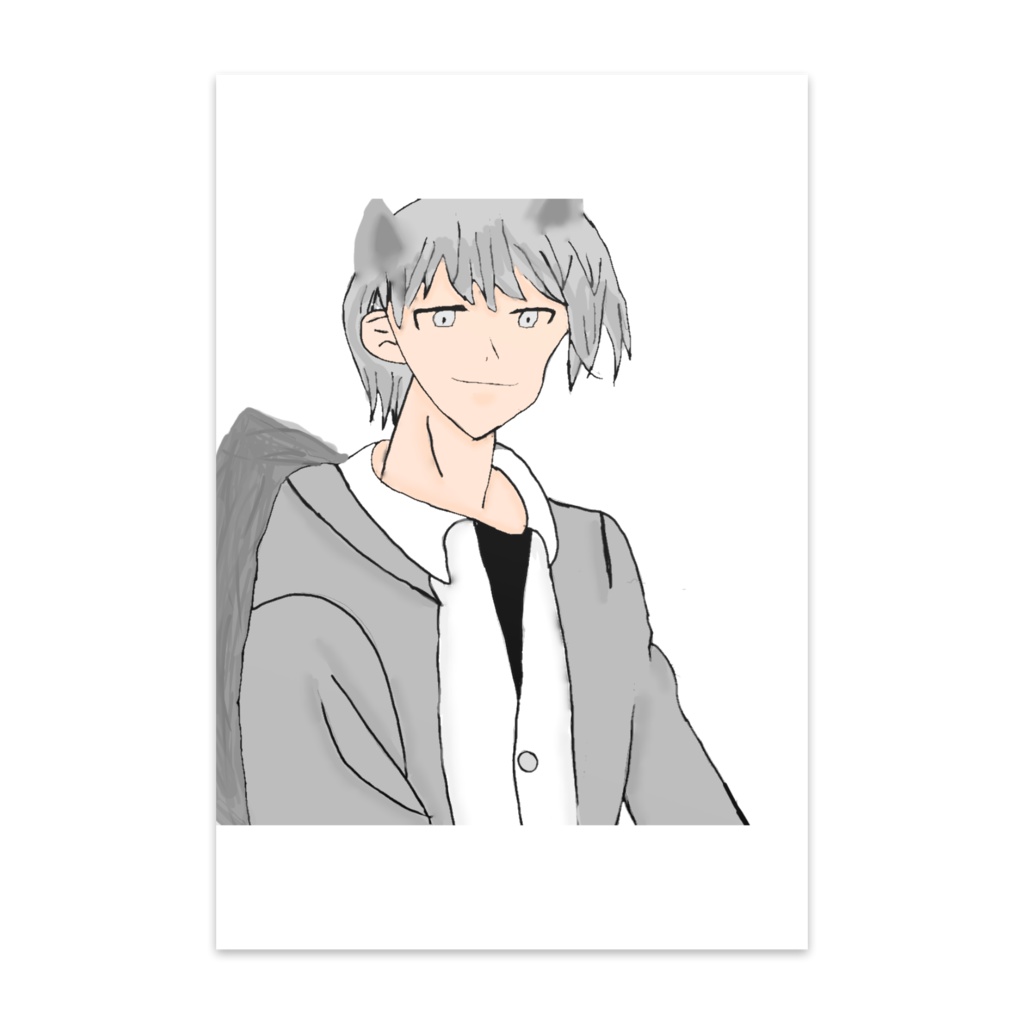 ケモ耳男子ポストカード