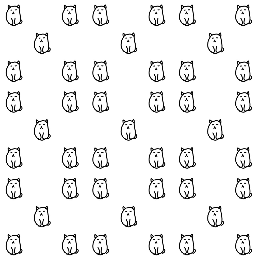 デジタルペーパー　ゆるいぬ（白）