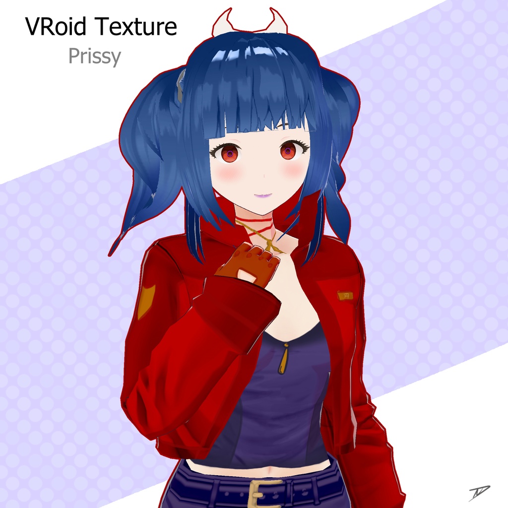 【VRoid texture】 Prissy
