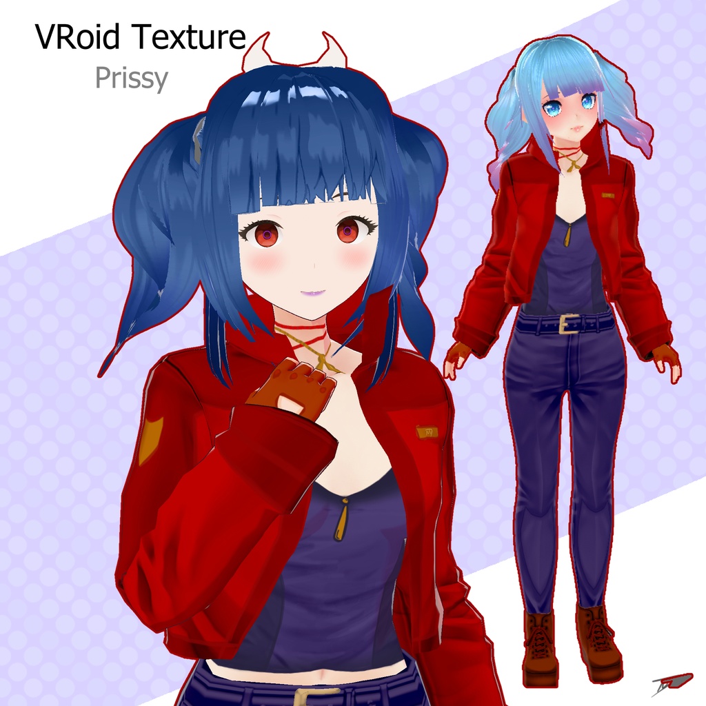 【VRoid texture】 Prissy