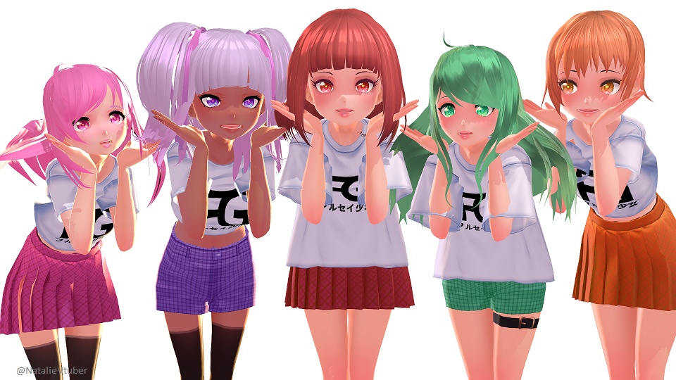【VRoid texture】 Flusay Girls