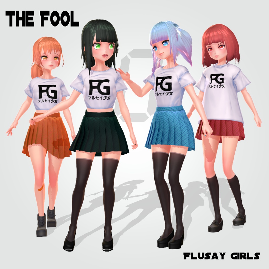 【VRoid texture】 Flusay Girls