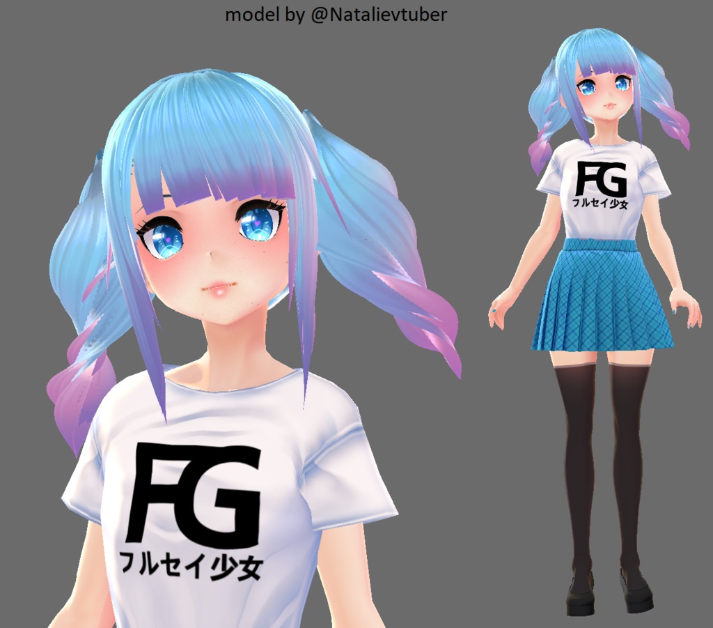 【VRoid texture】 Flusay Girls