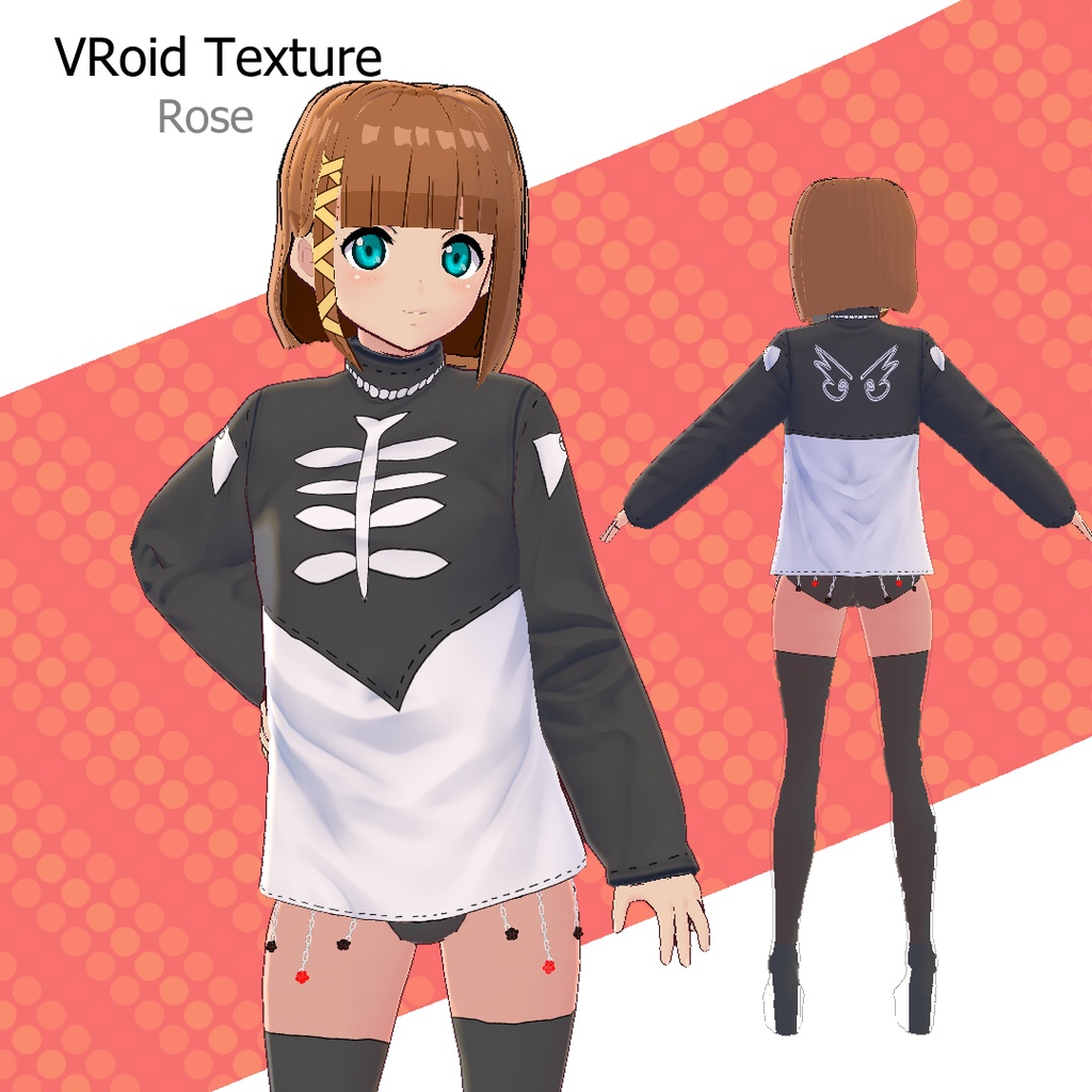 【VRoid texture】 Rose set