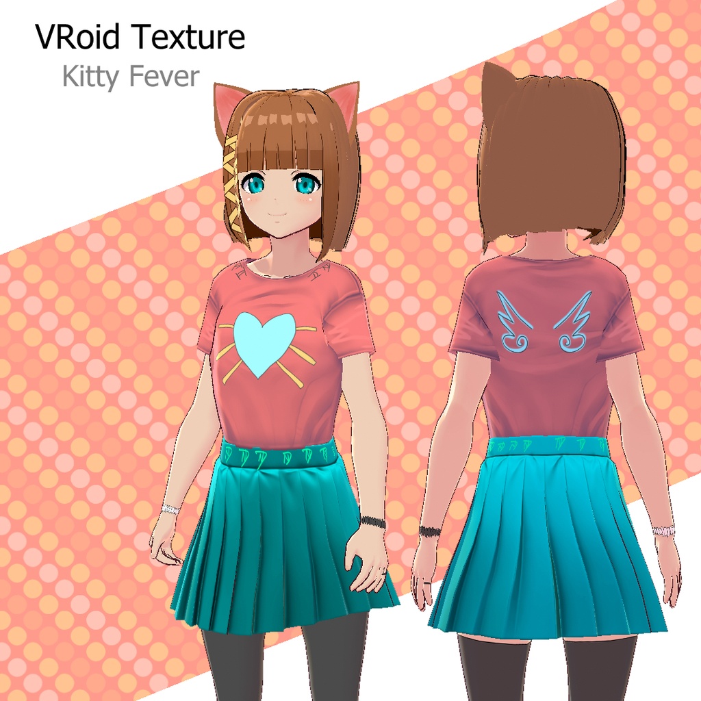 【VRoid texture】 Kitty Fever
