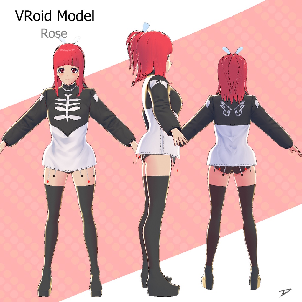 【VRoid Model】Rose VTuber