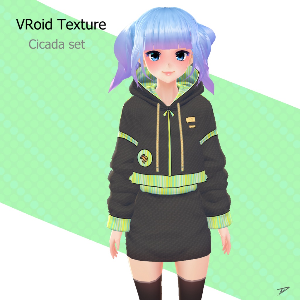 【VRoid texture】Cicada Set
