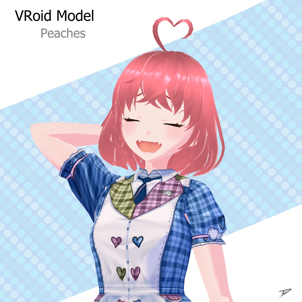 3D VTuber Model - VRoid Model / Peaches