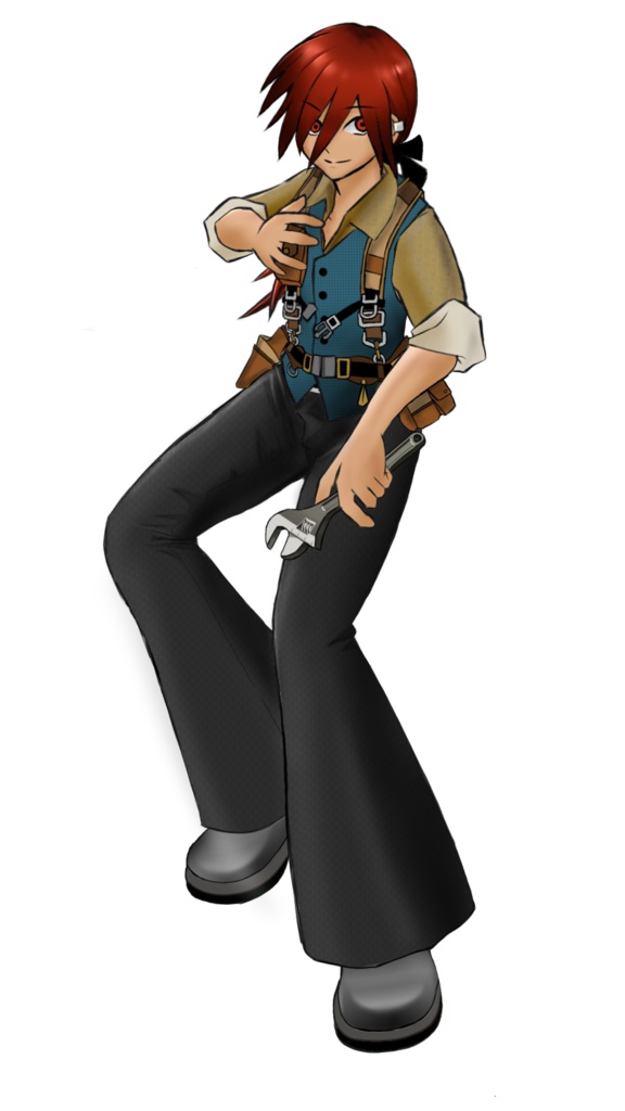 赤髪の青年立ち絵