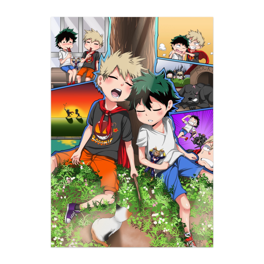 Izuku and Katsuki Poster