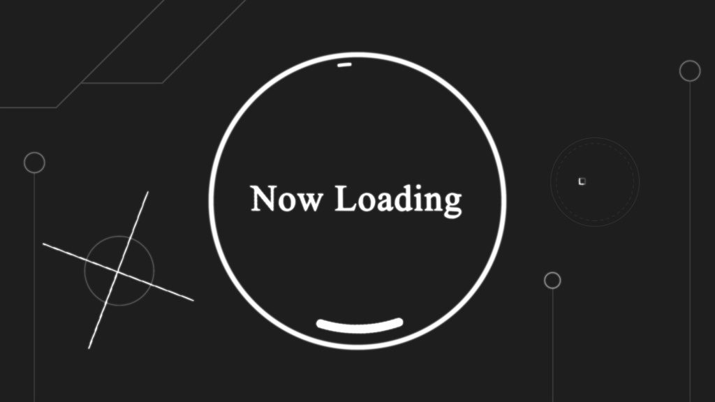 【OBS向け】動く配信待機画面 - シックなテック系デザイン【無料配布】