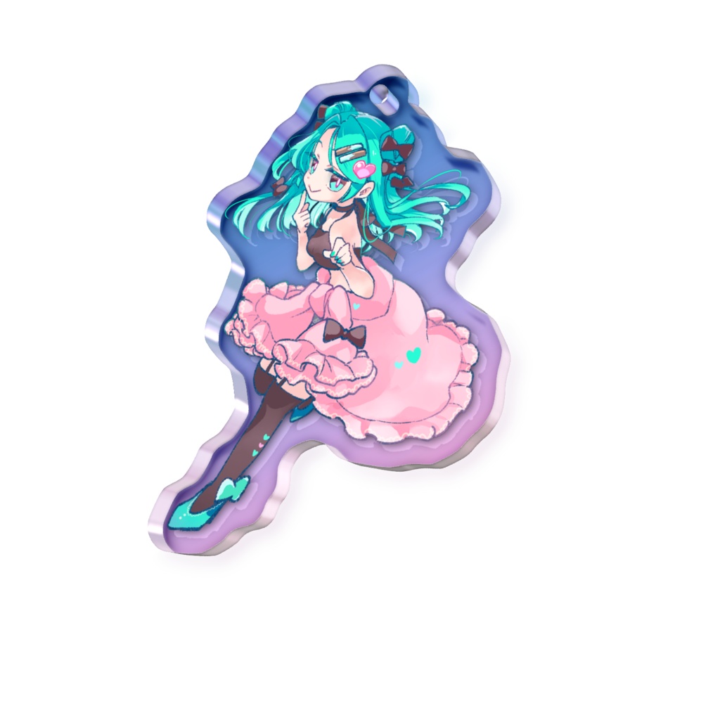 創作・チョコミントアイス娘