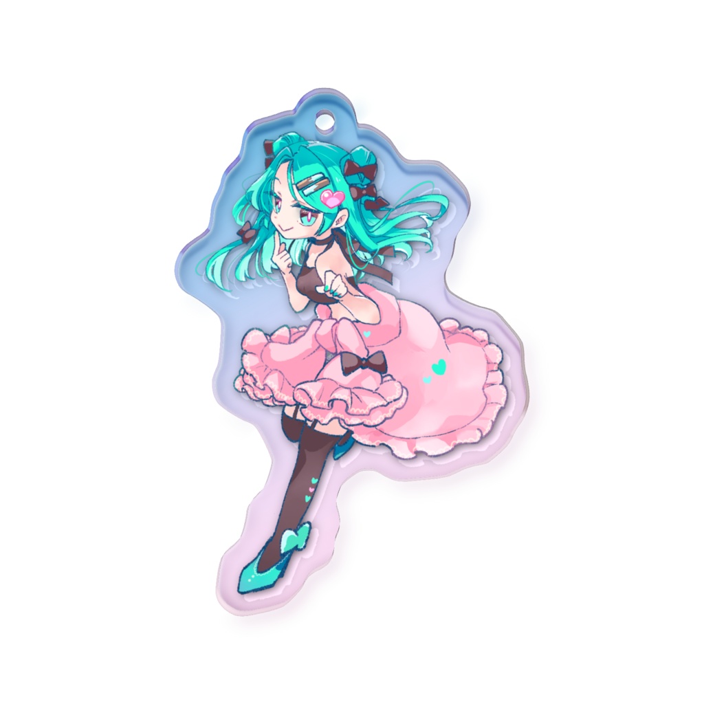 創作・チョコミントアイス娘