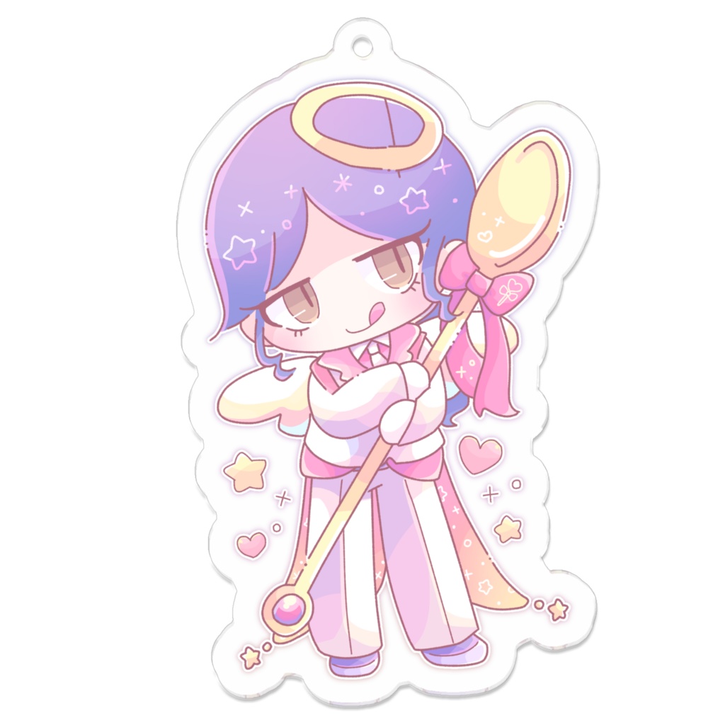 魚野さしみアクリルキーホルダー(ティータイム)