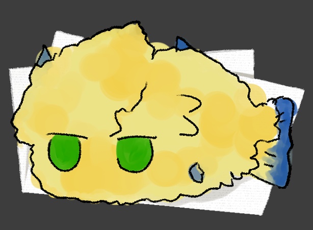 【アクキー】稚魚作ちゃんの天ぷら