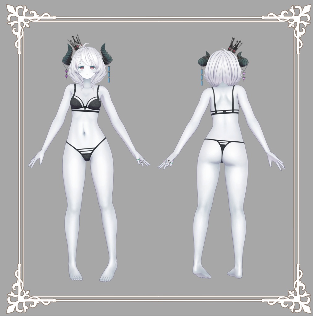 オリジナル3Dモデル 「ベリル」