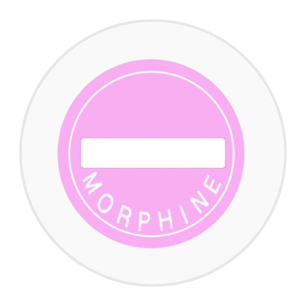 【殺人カンパニー】モルヒネのコラボカフェ風アクリルフィギュア