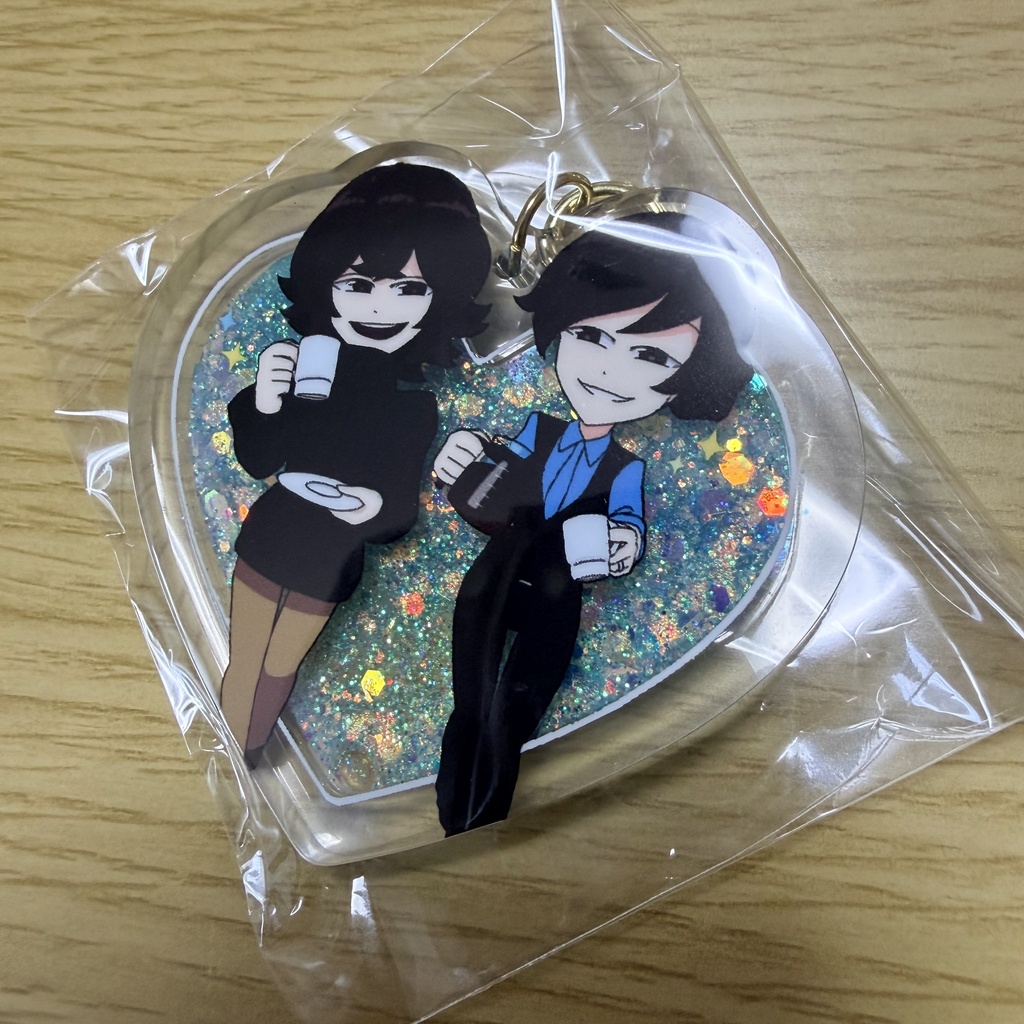 歩翔グリッターオイルアクキー