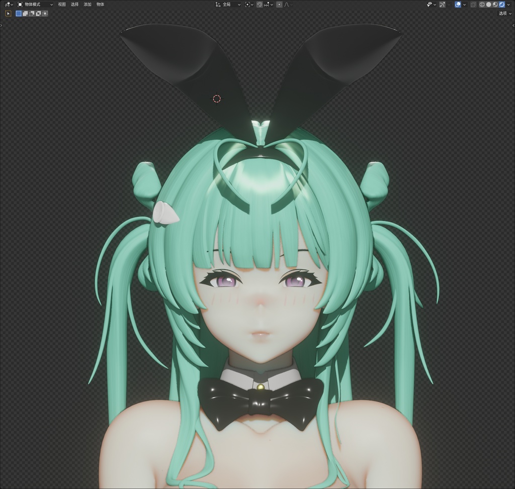 【ニケ】 ソーダ:トゥインクルバニーの3Dモデル MMD版とRigify版が含まれます