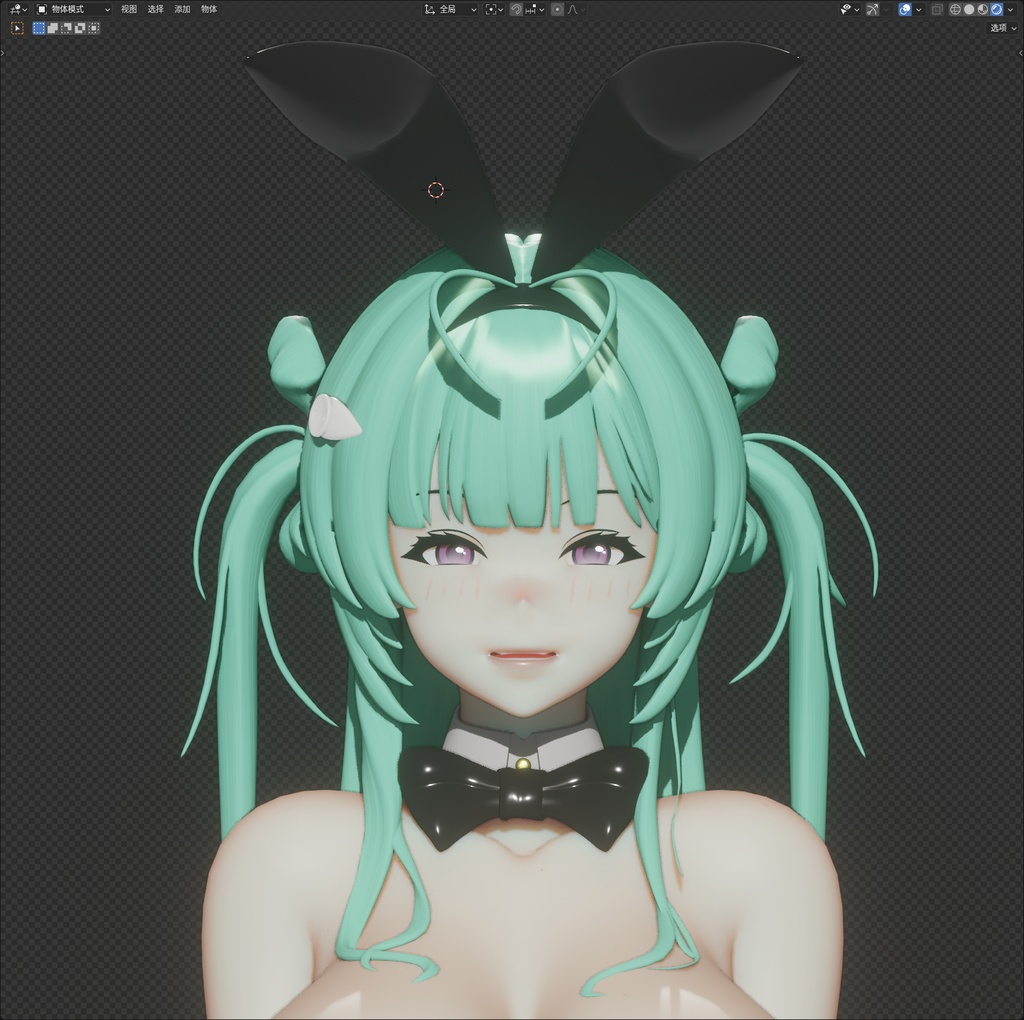 【ニケ】 ソーダ:トゥインクルバニーの3Dモデル MMD版とRigify版が含まれます