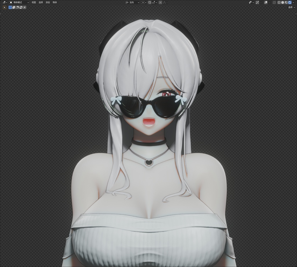 【ニケ】 シンデレラ の 3D モデル MMD版とRigify版が含まれます