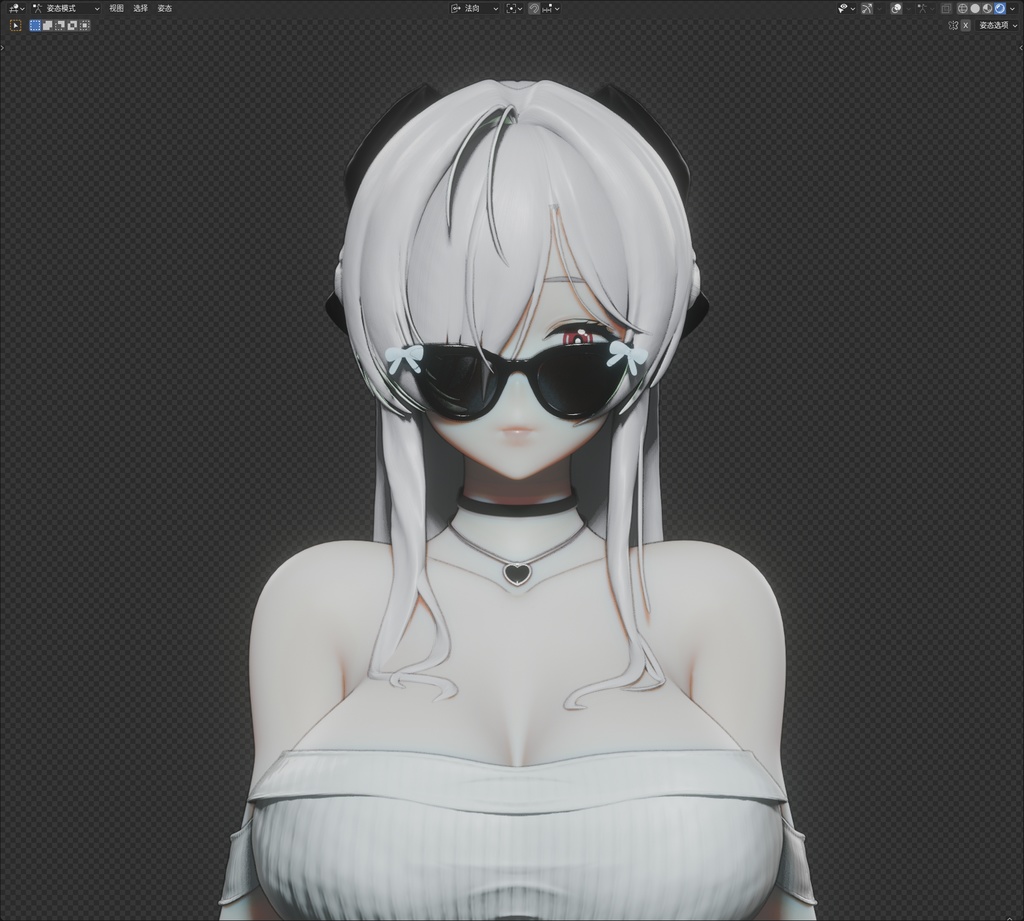 【ニケ】 シンデレラ の 3D モデル MMD版とRigify版が含まれます