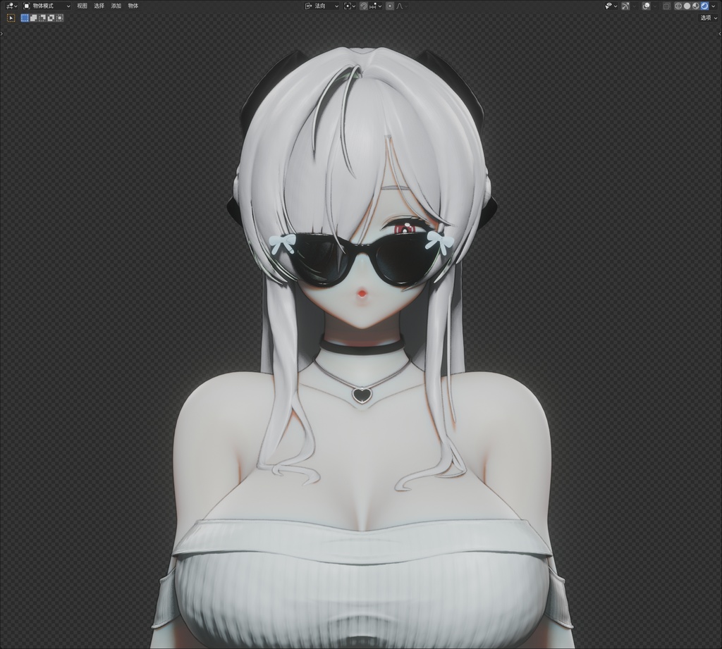 【ニケ】 シンデレラ の 3D モデル MMD版とRigify版が含まれます