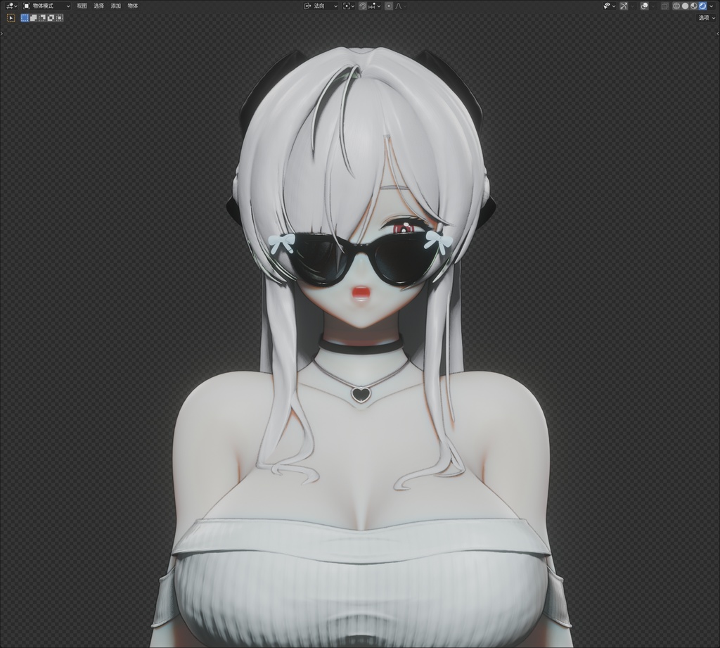 【ニケ】 シンデレラ の 3D モデル MMD版とRigify版が含まれます