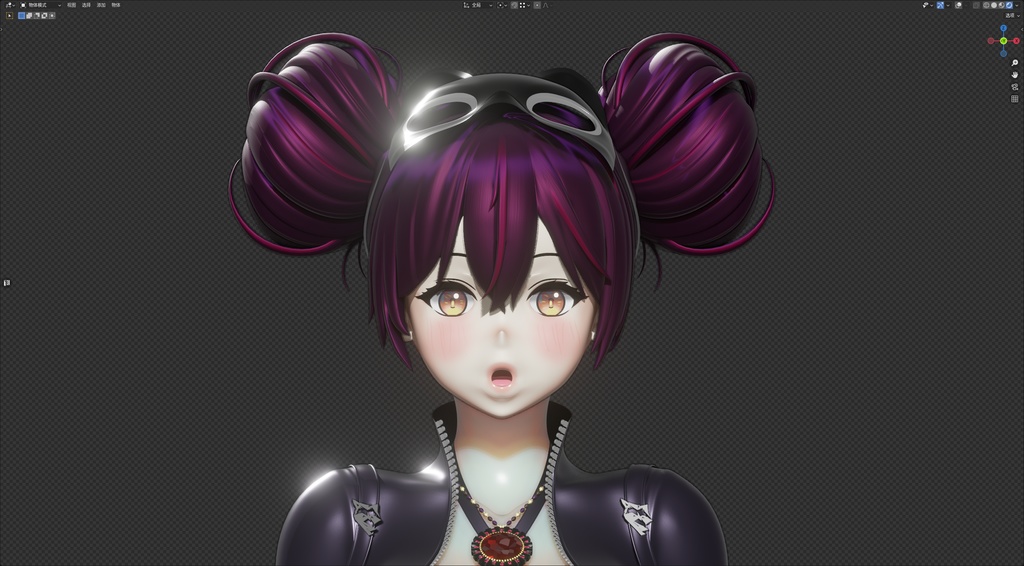 【NIKKE】 Quency: Escape Queen 3D model includes MMD ver and Rigify ver.