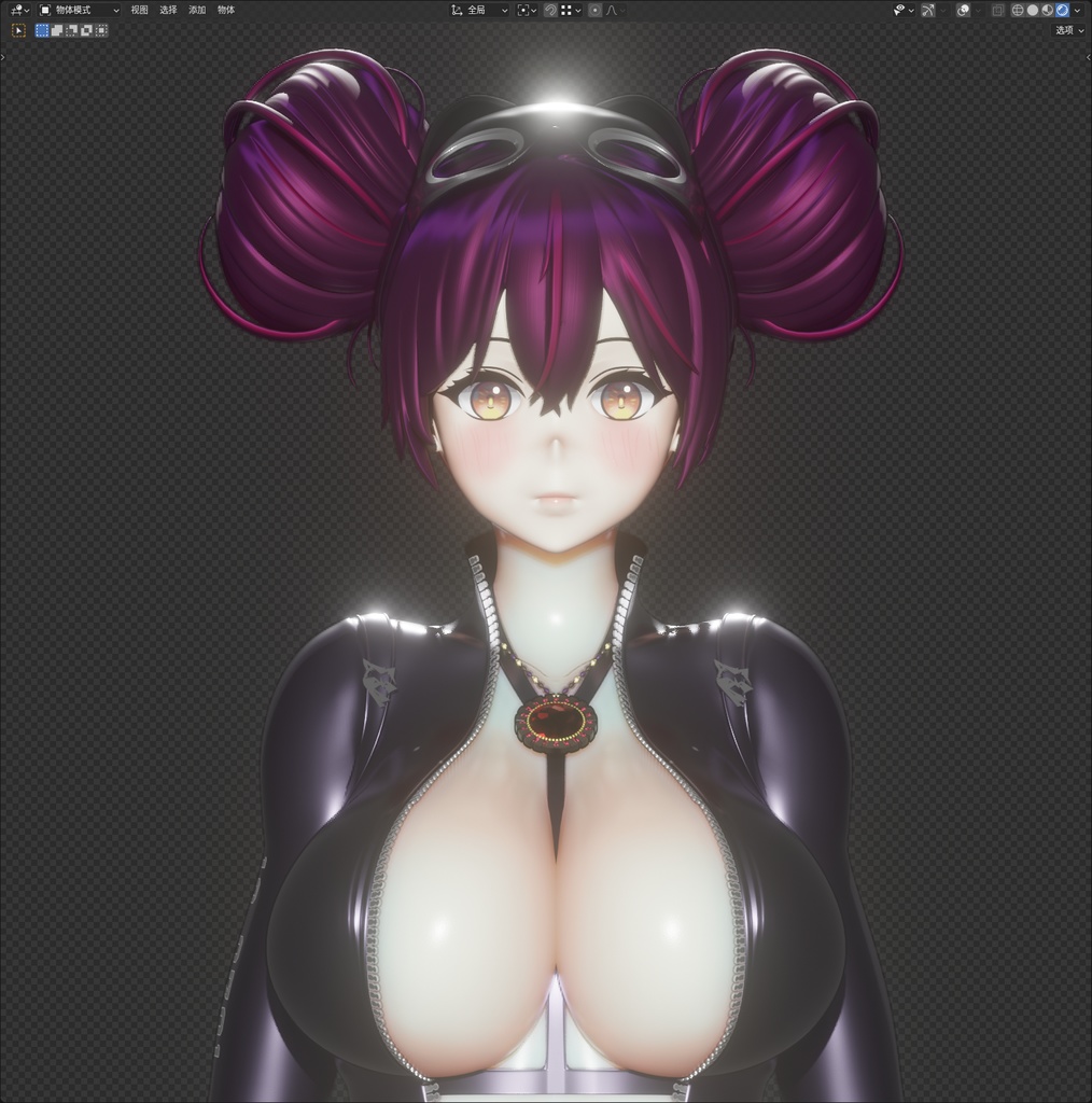 【NIKKE】 Quency: Escape Queen 3D model includes MMD ver and Rigify ver.