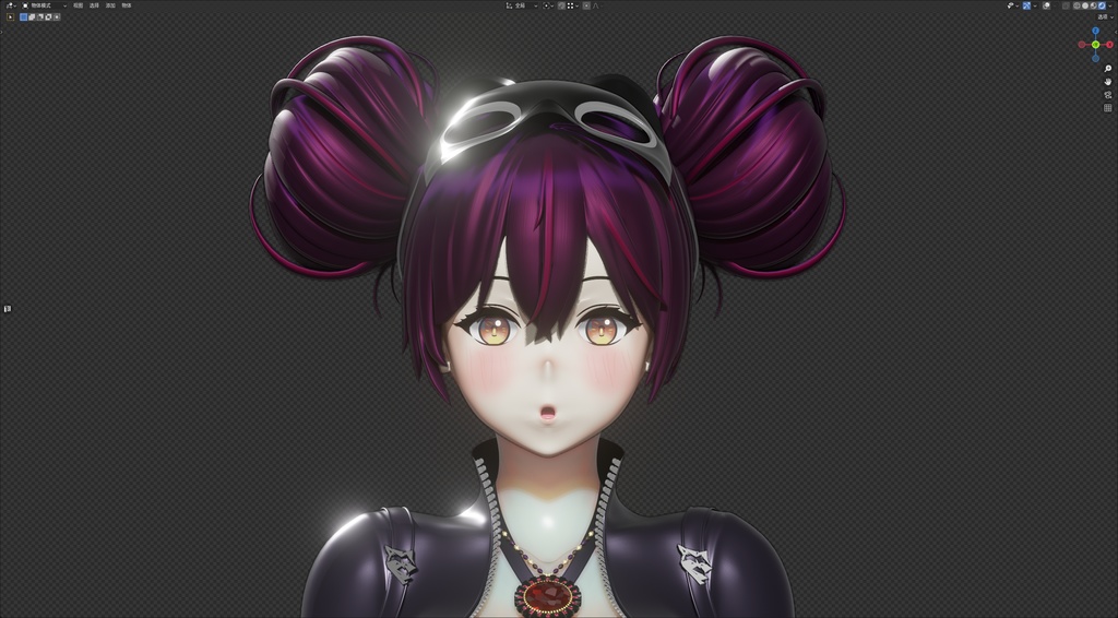 【NIKKE】 Quency: Escape Queen 3D model includes MMD ver and Rigify ver.