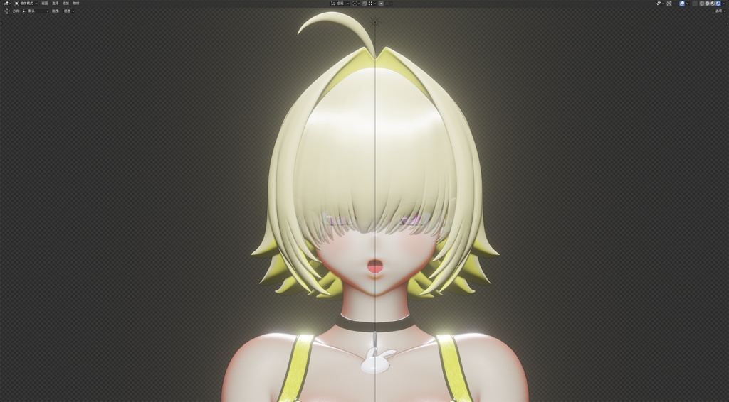 【ニケ】 エレグの3Dモデル MMD版とRigify版が含まれます