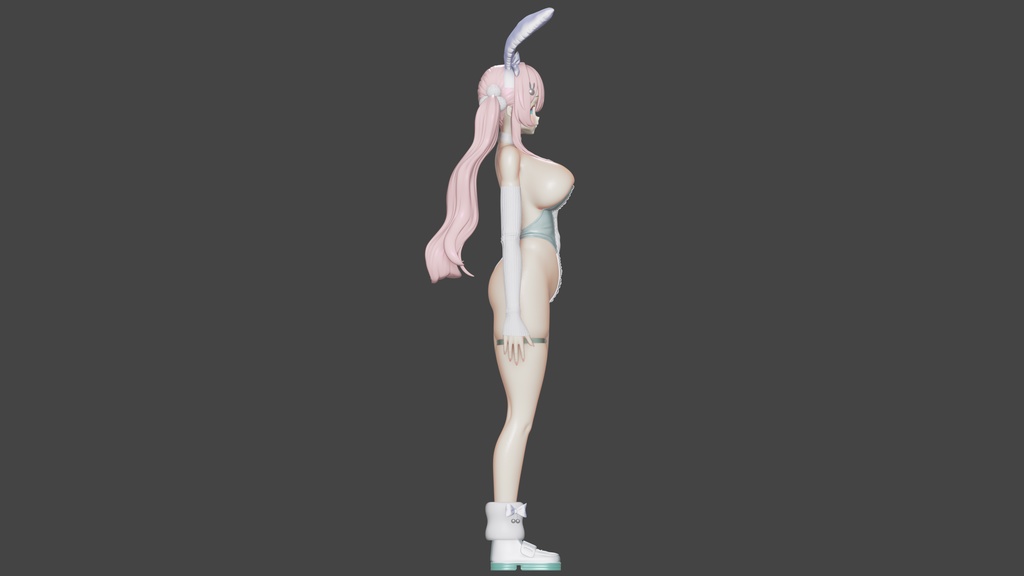 【BrownDust2】 テル Tyr の3Dモデル MMD版とRigify版が含まれます