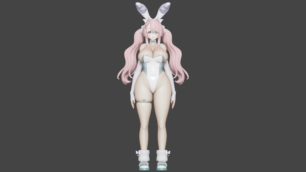 【BrownDust2】 テル Tyr の3Dモデル MMD版とRigify版が含まれます