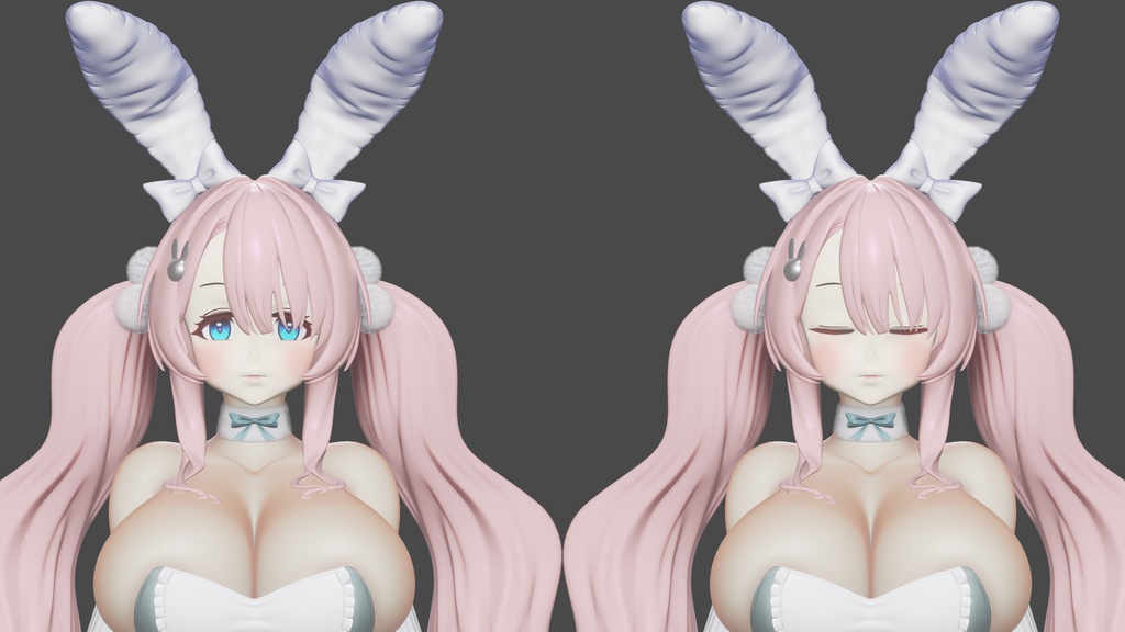 【BrownDust2】 テル Tyr の3Dモデル MMD版とRigify版が含まれます