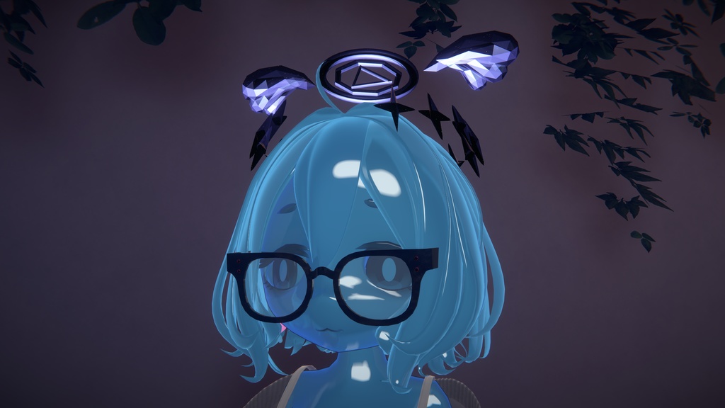 ローポリエンジェルヘイロー