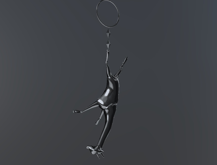 【無料】キリンがさかだちしたピアス【プレゼント】