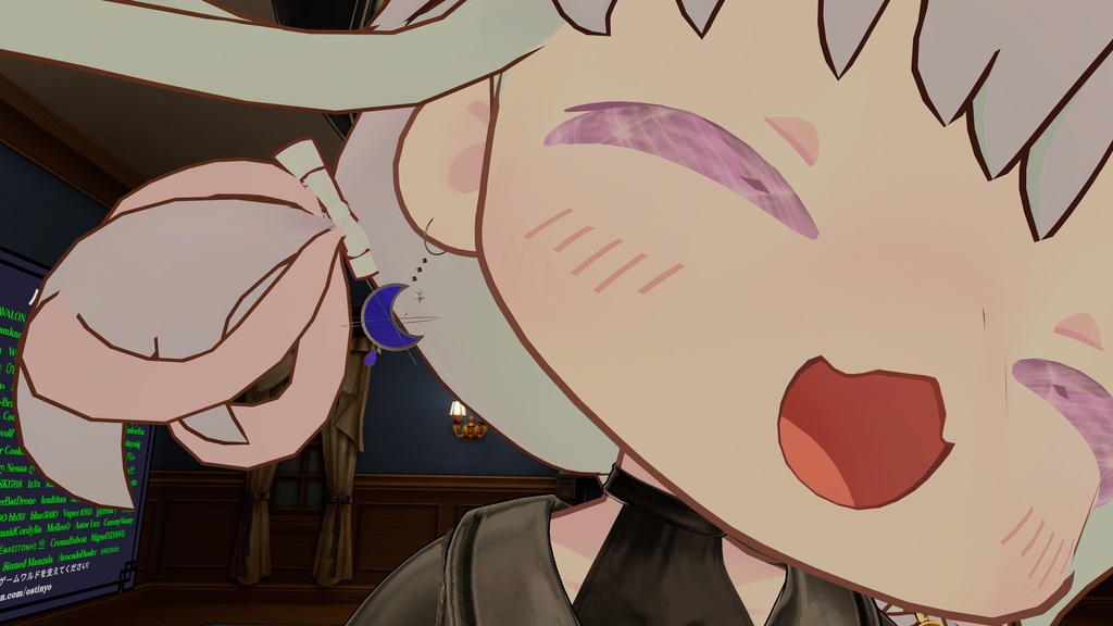 太陽と月のピアス