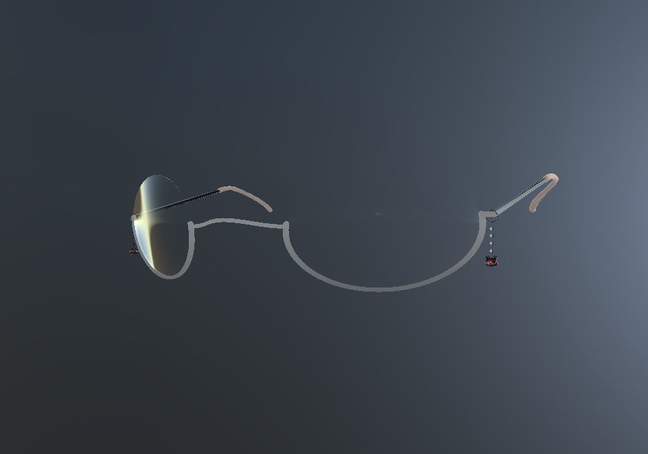 【ノフレカ対応】ちょっと小粋なアンダーリム