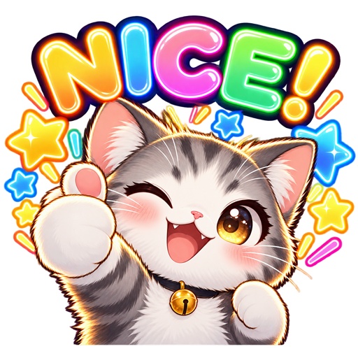 【無料配布】猫のリアクションスタンプ5種|透過PNG|Lumeno Works