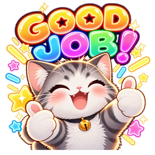 【無料配布】猫のリアクションスタンプ5種|透過PNG|Lumeno Works