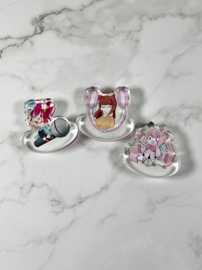 パフェポパゆらゆらアクリルブロック