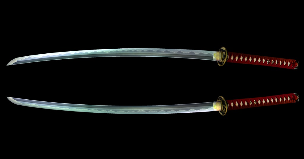 【3Dモデル】打刀 丙午駆光