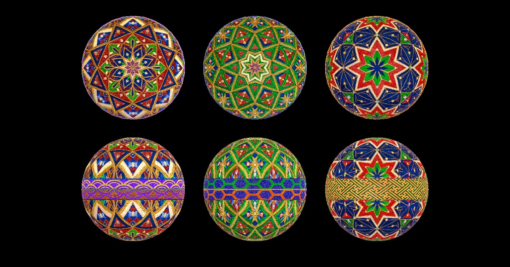 【3Dモデル】手鞠【無料配布あり】