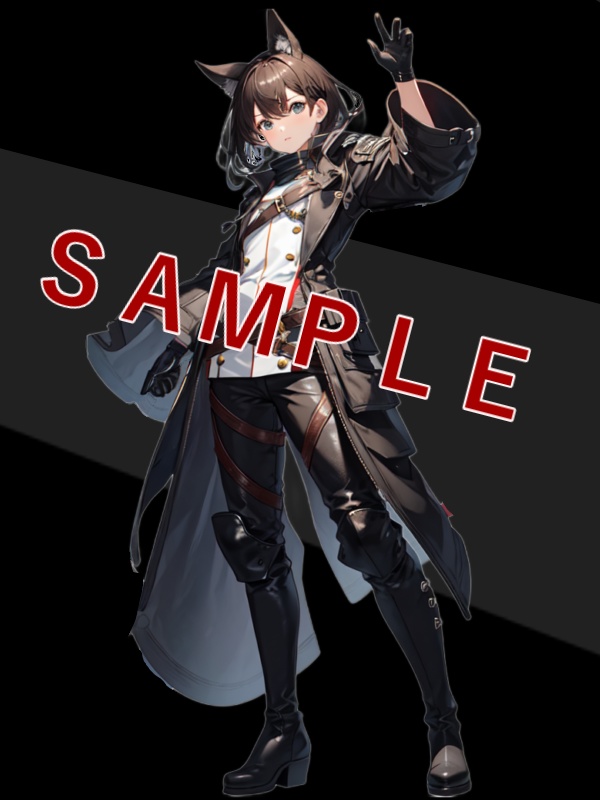 動くデジタル数字アニメーションPNG+おまけGIF2種+おまけ立ち絵12種