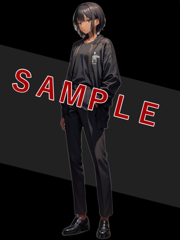 動くデジタル数字アニメーションPNG+おまけGIF2種+おまけ立ち絵12種