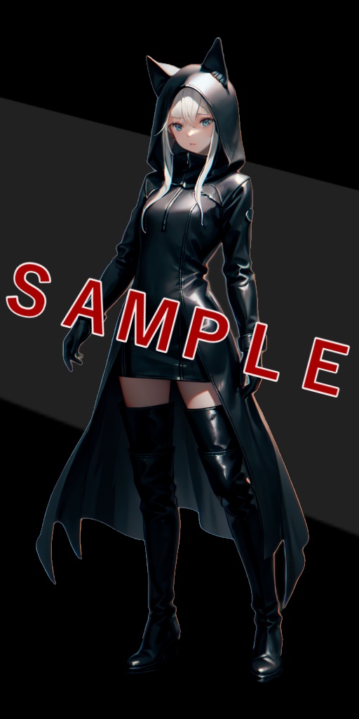 【無料素材】動くデジタル文字APNG+光るボタンGIF+おまけ立ち絵12種